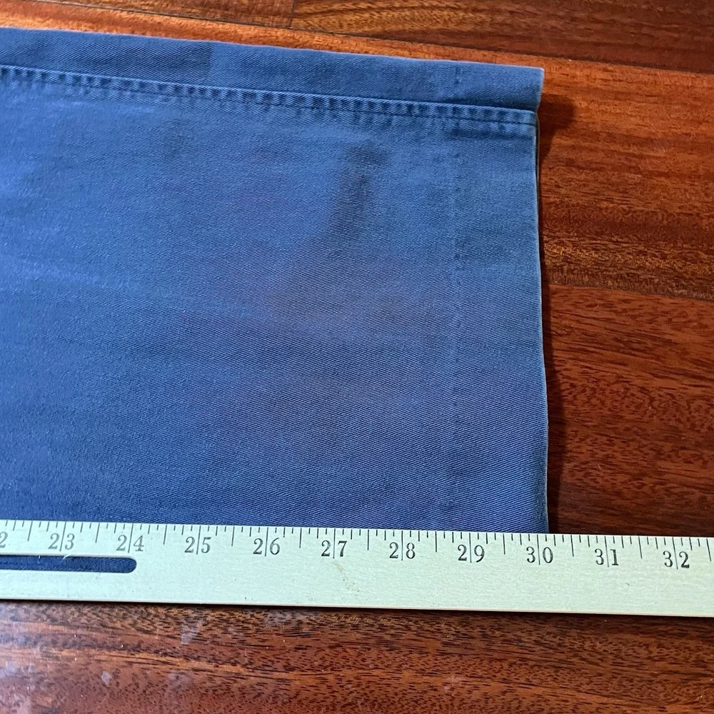 Vintage Polo Ralph Lauren Pants Mens 31x30 Blue Double Pleated MADE IN USA 80's